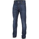 Pentagon Herren Rogue Jeans Hose Indigo Blue Größe W42 L34 (tag Größe 54/86)
