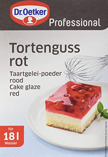 Dr. Oetker Professional Tortenguss, rot, 1er Pack (1 x 1 kg)