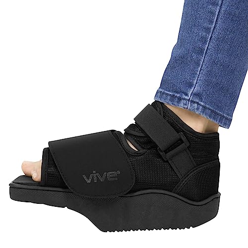 Vive Offloading Post-Op Schuh – Vorderseite Keilstiefel bei Verletzungen durch gebrochene Zehen – nicht gewichtbelastende medizinische Erholung für Fußchirurgie (Medium)