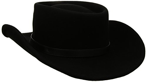 Twister Herren Knautschbarer Gambler-Hut Cowboyhut, schwarz, XL