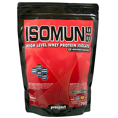Prosport - ISOMUN 96 Lemon-Fresh, Whey Protein Isolat Pulver, 750g Zip-Beutel