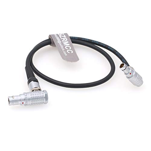 SZRMCC Preston MDR-3 MDR-4 10 Pin auf rechtwinkligen Fischer 3-poligen Run/Stop-Stromkabel für RED ARRI Alexa Kamera