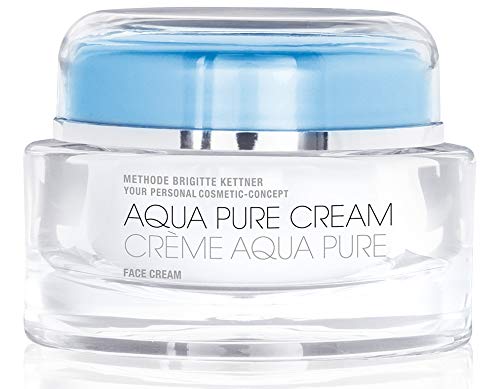 aqua pure cream 1 x 50ml - erfrischende und feuchtigkeitsspendende Gesichtspflege mit Avocadoöl, Hyaluronsäure und Kaktus-Extrakt