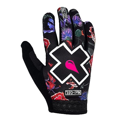 Muc-Off Unisex Fahrrad Handschuhe, Floral - Mehrfarbig, 2XL, 2010