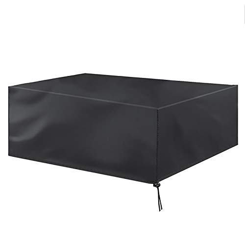 XXYANZI Abdeckung Gartenmobel Wasserdicht 180x120x120cm, Winterfest Schutzhülle Wasserdichtes Plane Gartenmöbel Anti-UV Atmungsaktives Grillabdeckung, für Gartenmöbel Sofa. - Schwarz