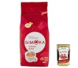 3x Gimoka Gran Bar Espresso caffe' in grani, whole beans coffee, Kaffee Bohnen 1 kg + Italian Gourmet polpa 400g