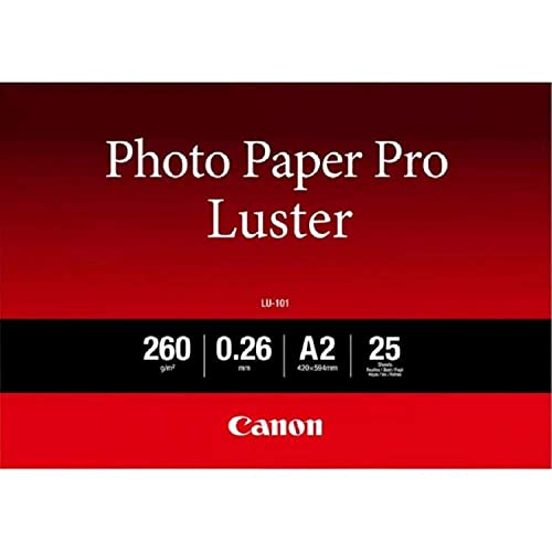 Canon Photo Paper Pro Luster LU-101 6211B026 Fotopapier DIN A2 260 g/m² 25 Blatt Seidenglänzend