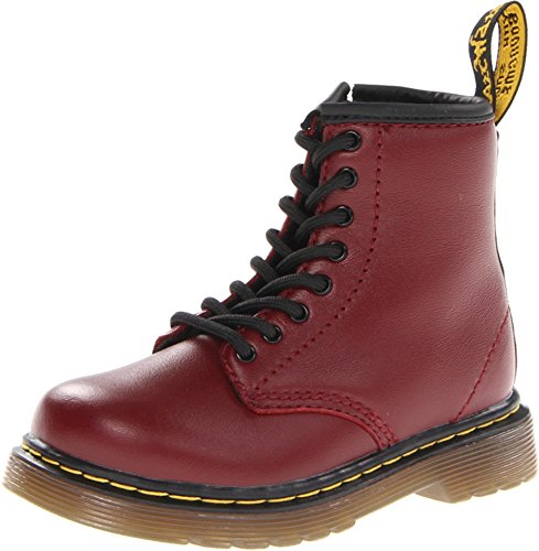 Dr. Martens Unisex-Kinder Brooklee Softy T Bootsschuhe, Rosso (Cherry Red), 27