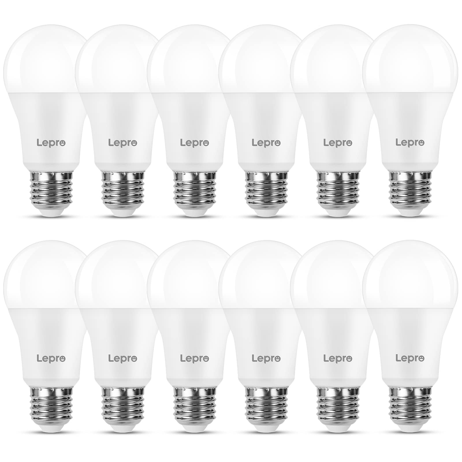 Lepro E27 LED Glühbirne, 13.5 Watt 1521 Lumen LED Lampe E27, ersetzt 100W Halogenlampe A60 Leuchtmittel E27, 2700K Warmweiß LED Bulb, 12er Set, 200° Energiesparlampe