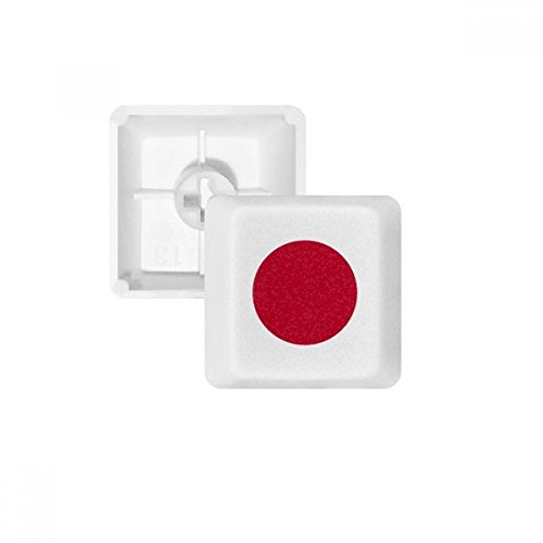 Japanische Nationalflagge Asien Land PBT Tastenkappen für mechanische Tastatur, Weiß OEM, Keine Markierung Mehrfarbig Mehrfarbig R1