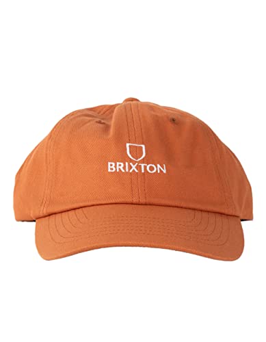 Brixton Alpha LP Baseball Cap aus Baumwolle - Verwaschenes Orange - Einheitsgröße