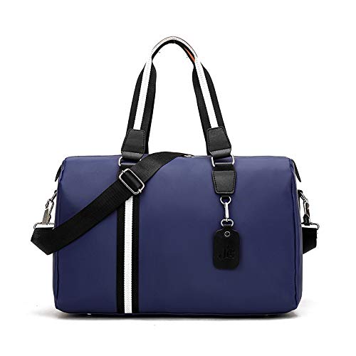 Sporttasche，Gym Bag Reisetasche Reisetasche Hand Fitness Bag Große Kapazität Outdoor Aufbewahrungstasche Sporttasche (Color : Blue)