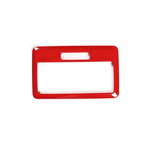 Autodekorationsrahmen, für Toyota 86/BRZ 2012–2020, Kohlefaser, roter Auto-Vorderdach-Leselampen-Dekorrahmen