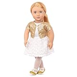 Our Generation BD31085Z - OG - Holiday Hope Puppe mit Glitzeroutfit, 46 cm