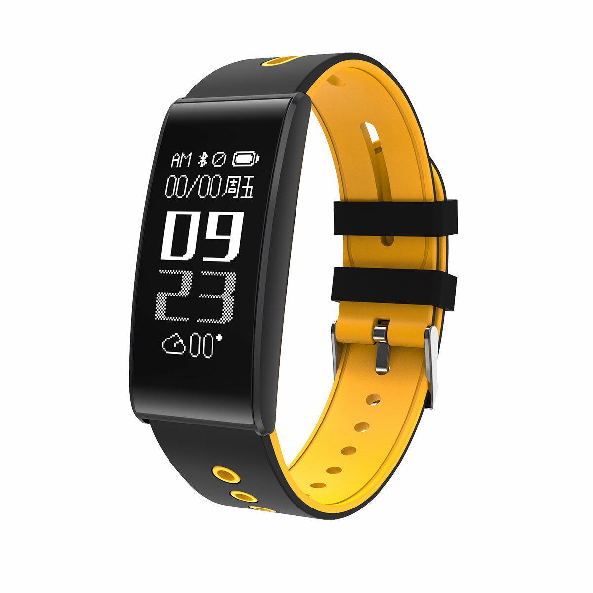XANES 418BP 0,96 OLED-Bildschirm IP67 Wasserdichtes Smart Bracelet Herzfrequenzmesser Fitness Watch mi band