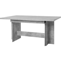 Ausziehbarer Esstisch - grau - 90 cm - 76 cm - 76 cm - Tische > Esstische - Möbel Kraft