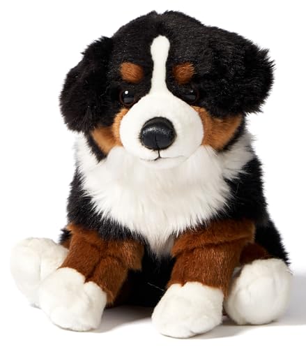 Uni-Toys - Berner Sennenhund, sitzend - 25 cm (Höhe) - Plüsch-Hund, Haustier - Plüschtier, Kuscheltier