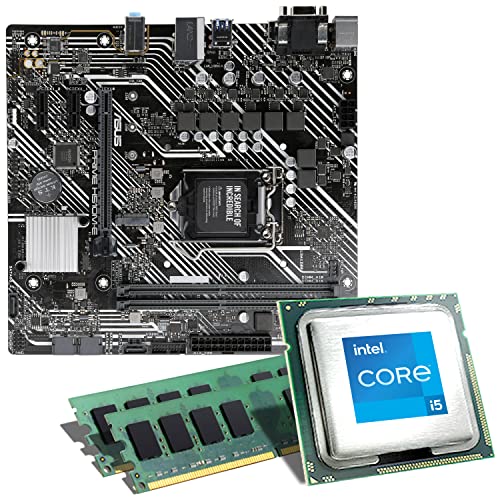 Mainboard Bundle | Intel Core i5-11400F 6x2600 MHz, GIGABYTE H510M S2H V2, 32 GB DDR4-RAM, 1x M.2 Port, 4X SATA 6Gb/s, USB 3.2 Gen1 | Tuning Kit | CSL PC Aufrüstkit