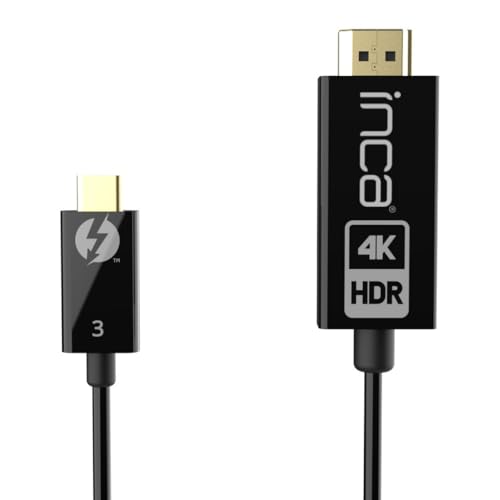 INCA HDMI-Kabel ITCH-30 2.0 > Typ-C 4K60HZ, Thunderbolt 3 1,8