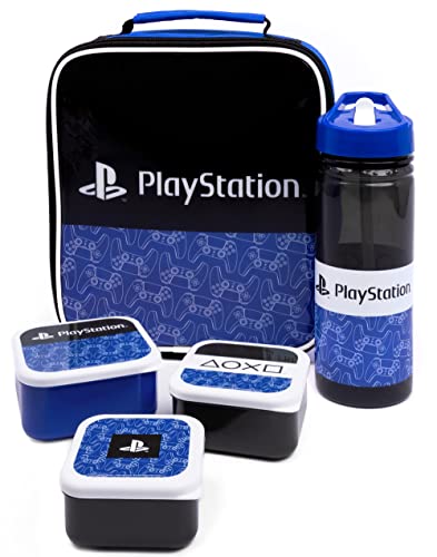 PlayStation Lunch Box Set 5 -teilige Kinder Bag Wasserflasche Snacktöpfe