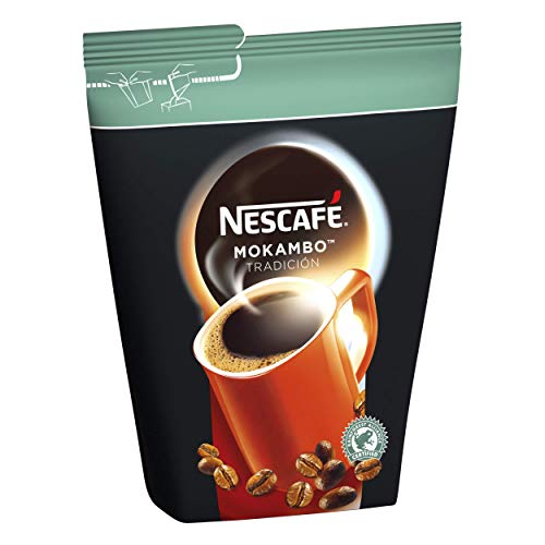 NESCAFÉ Mokambo Tradición, löslicher Kaffee mit Rainforest-Alliance-Gütesiegel, 1er Pack (1 x 500g)