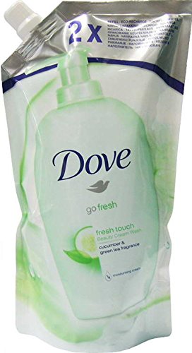 10 x Dove Flüssigseife Fresh Touch Nachfüllpack 500 ml