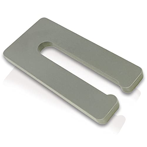 Verglasungsklötze Distanzstück Ausgleichsplättchen Montagekeile Unterlegplatte (4 x 6 mm - 50 Stück (grau))