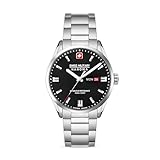Swiss Military Hanowa Herren Analog Schweizer Quarzwerk Uhr mit Edelstahl Armband SMWGH0001601