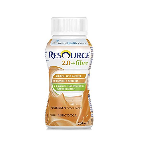 Nestle Trinknahrung Resource 2.0 Fibre 24x 200ml, Aprikose