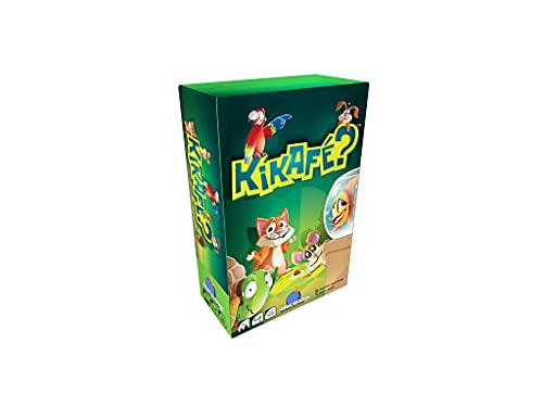 Blue Orange - Kikafé – Schnellkartenspiel – Ein Gesellschaftsspiel mit Tieren – Memory-Spiel für mehrere Spieler – lustiges und lustiges Spiel mit der Familie mit Kindern – ab 6 Jahren