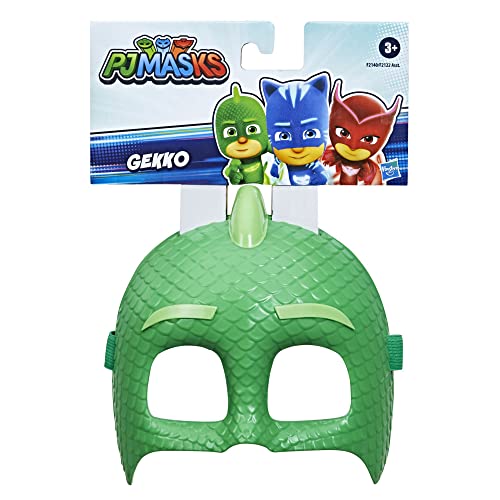 PJ Masks Heldenmaske (Gecko), Vorschulspielzeug, Kostümmaske zum Verkleiden für Kinder ab 3 Jahren, Grün
