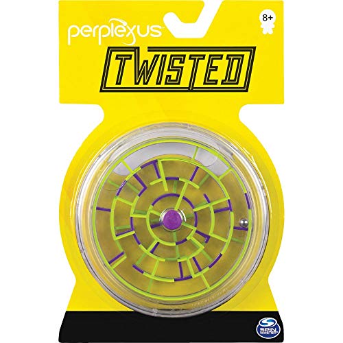 Spin Master Games 6053899 Perplexus Twisted, tragbares 3D-Labyrinthspiel mit 2 Labyrinthen, für Kinder ab 8 Jahren