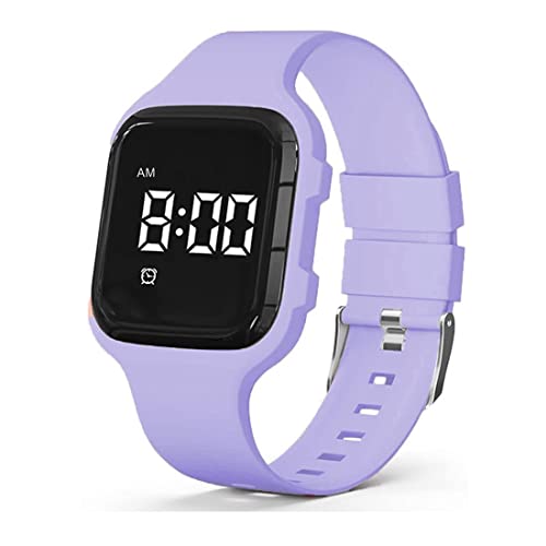 e-vibra Vibrierende Alarmuhr, Töpfchen-Trainingsuhr Wasserdichte medizinische Erinnerungsuhr mit 15 täglichen Alarmen (Purple)