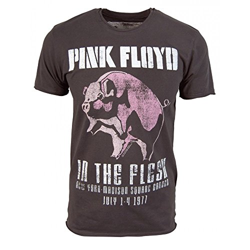 Amplified Mens Tee Pink Floyd Flesh Charcoal T-Shirt (XL)