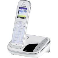 Panasonic KX-TGJ320GW schnurloses DECT Festnetztelefon mit AB weiß