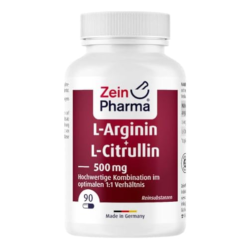 L-Arginin + L-Citrullin Kapseln 500 mg 90 stk