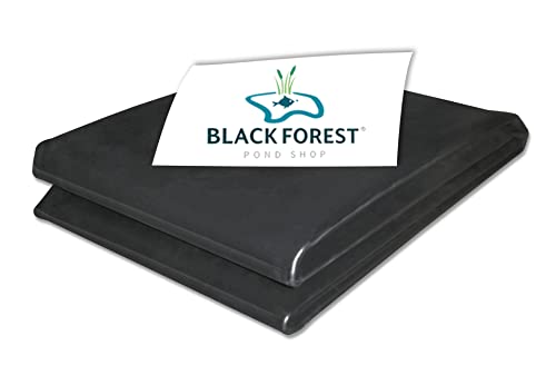 Black Forest Pond Shop - EPDM Teichfolie vulkanisiert, schwarz 1,00 mm - Zuschnitt 9 x 4 m.
