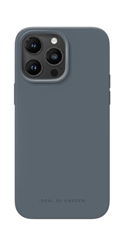 IDEAL OF SWEDEN Griffige Silikon-Handyhülle mit Einer glatten Haptik und leichtem Gefühl - Schützende stoßfeste Hülle in trendigen Farbdesigns, Kompatibel mit iPhone 14 Pro Max (Midnight Blue)