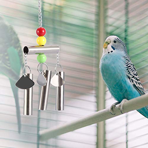 lahomie Papageienspielzeug für Vögel, Vogelkäfig, hängendes Spielzeug für Vögel, mittelgroß, Papageien, stehendes Spielzeug, Käfig-Dekoration