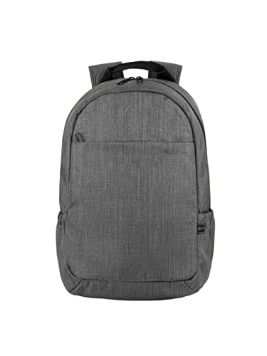 SPEED 15' - Leichter Rucksack aus recyceltem Material & Innenfach für alle MacBook bis 16' & Notebook bis 15.6' sowie Aussenfach für Zubehör - Coal