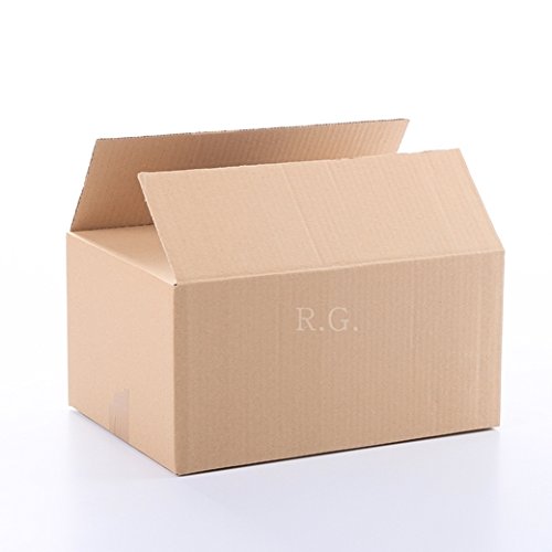 rg-vertrieb Versandkarton Karton Faltkarton Verpackungen Bücherkartons 330x240x160 mm (100 Stück)