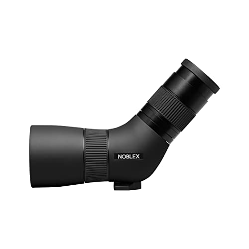 NOBLEX Mini Spektiv NS 8-24x50 ED | Abgewinkeltes Teleskop zur Vogelbeobachtung, Naturbeobachtung zum Reisen oder für die Jagd | regenfest | schwarz