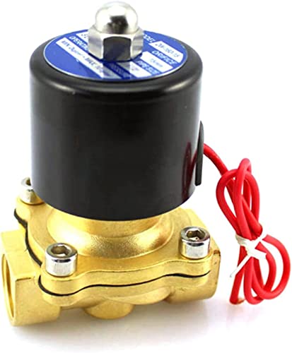 AC220 AC110 DC24 DC12 1/2 Zoll Magnetventil 2 Port Wasser Luft Öl Normalerweise Geschlossen Nützlich (Color : Dc24)
