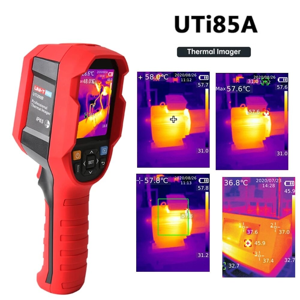 【Code: BG81f285】UNI-T UTi85A -15℃~550℃ Digital Industry Infrarot-Wärmebildkamera Echtzeit-Bildübertragungs-Wärmebildkame