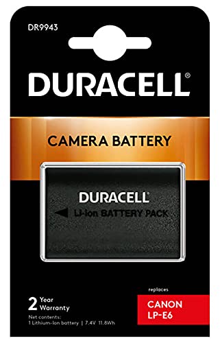 Duracell DR9943 Li-Ion Kamera Ersetzt Akku für LP-E6