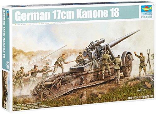 Trumpeter 02313 Modellbausatz German 17cm Kanone 18 Heavy Gun