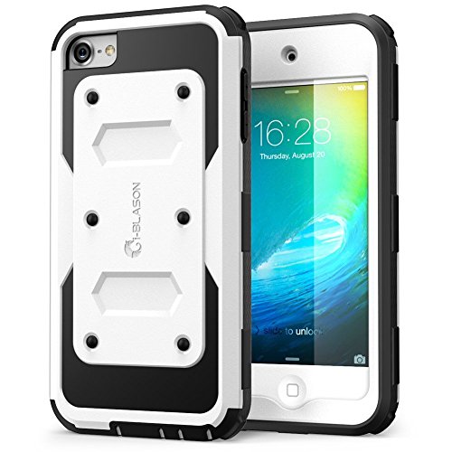 i-Blason Armorbox Series Hybrid-Schutzhülle für Apple iPod Touch 5. / 6. / 7. Generation, zweilagig, Weiß