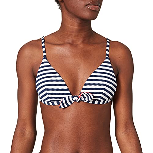 Sylvie Flirty Swimwear Damen Bikinioberteil Bajula, Blau (Navy/White Stripes 0005), 40 (Herstellergröße: 85C)