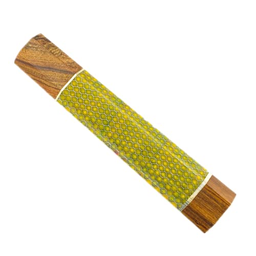 Aibote Bienenwabe Resin Messergriff Wüsteneisenholz im japanischen Stil achteckige Griffe Material Messerherstellungswerkzeug für Küchenchef Fischfiletmesser Outdoormesser (13)