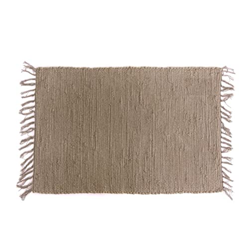 CIAL LAMA Rechteckiger Teppich aus Baumwolle, 50 x 80 cm